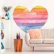 Papel pintado prepegado - Papel pintado prepegado - corazon arcoiris - ambiance-sticker.com