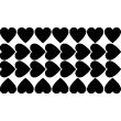 Vinilos decorativos diseños - Vinilo 30 corazones 1 - ambiance-sticker.com