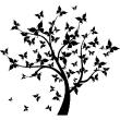Vinilo Arbusto de las mariposas - ambiance-sticker.com