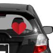 Vinilos coche - Vinilo coche tonos de corazón de rojo - ambiance-sticker.com