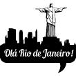 Vinilos decorativos de cuidades - Vinilo Hola Rio! - ambiance-sticker.com