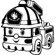 Vinilo Camión de bomberos RESCUE - ambiance-sticker.com