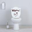 Vinilos decorativos de WC - Vinilo citación baños Bajame ! - ambiance-sticker.com