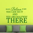Pegatina de parede citación Believen you can do it - ambiance-sticker.com