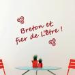 Vinilos con frases -  Vinilo citación Breton fier de l'être - ambiance-sticker.com