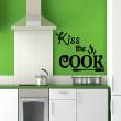 Vinilos decorativos para la cocina - Vinilo citación cocina Kiss the cook&#8203; - ambiance-sticker.com