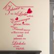 Vinilos con frases -  Pegatina de parede citación Zuhause ist  wo die liebe - ambiance-sticker.com