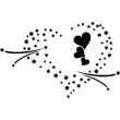 Vinilos amor y corazones - Vinilo decorativo corazones con estrellas - ambiance-sticker.com