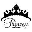 Vinilos decorativos Swarovski Elements - Vinilo Princesa heredera - ambiance-sticker.com