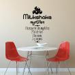 Vinilos decorativos para la cocina - Vinilo cocina receta Milkshake myrtilles&#8203; - ambiance-sticker.com