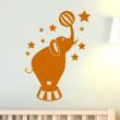 Vinilos infantiles de paredes - Vinilo Elefante en un circo - ambiance-sticker.com