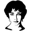 Retrato Elizabeth Taylor 2 - ambiance-sticker.com