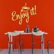 Vinilos con frases -  Pegatina de parede Enjoy it ! - ambiance-sticker.com