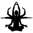Pegatina Ejercicios de yoga - ambiance-sticker.com