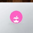 Pegatinas Ordenador Portátil - Pegatina Figura discoteca de Apple - ambiance-sticker.com