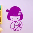 Vinilos infantiles de paredes - Vinilo Asia chica adorable - ambiance-sticker.com