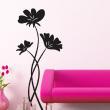 Vinilos decorativos flores - Vinilo Flores con tallos largos - ambiance-sticker.com