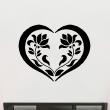 Flores de corazón - ambiance-sticker.com