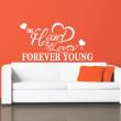 Vinilos amor - Vinilo decorativo Forever youg - ambiance-sticker.com