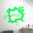 Vinilos decorativos de baño - Vinilo Fresh bubbles - ambiance-sticker.com