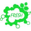 Vinilos decorativos de baño - Vinilo Fresh bubbles - ambiance-sticker.com