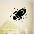 Vinilos infantiles de paredes - Rocket en el espacio - ambiance-sticker.com