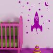 Vinilos infantiles de paredes - Vinilo Cohete listo para despegar - ambiance-sticker.com