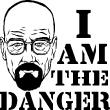 Vinilos de cine - Vinilo I am the danger - Breaking bad - ambiance-sticker.com