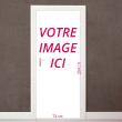 Vinilos para puertas -  Pegatina puerta de la imagen personalizable H204 x L73 cm - ambiance-sticker.com