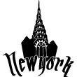 Vinilos de Nueva York - Edificio en Nueva York - ambiance-sticker.com