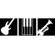 Vinilos decorativos música - Vinilo Instrumento musical - ambiance-sticker.com