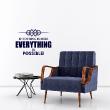 Vinilos con frases -  Pegatina de parede Is nothing is sure everything is possible - ambiance-sticker.com