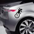 Lagarto gecko para su coche - ambiance-sticker.com