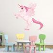 Vinilos infantiles de paredes - Vinilo unicornio mágico - ambiance-sticker.com