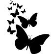Vinilos decorativos Animales - Vinilo Línea de mariposas - ambiance-sticker.com