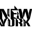 Vinilos decorativos de cuidades - Vinilo Logo Nueva York - ambiance-sticker.com