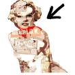 Pegatina Marilyn - ambiance-sticker.com