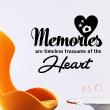 Vinilos amor - Vinilo decorativo Memories are timeless treasures of the Heart - ambiance-sticker.com