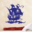 Vinilos infantiles de paredes - Vinilo barco pirata - ambiance-sticker.com