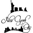 Vinilos decorativos de Nueva York - Vinilo Tendencia de Nueva York - ambiance-sticker.com