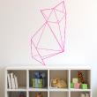 Vinilos infantiles de paredes - Vinilo origami gato artístico - ambiance-sticker.com