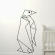 Vinilos infantiles de paredes - Vinilo origami pingüino diseño - ambiance-sticker.com