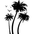 Vinilos decorativos diseños - Vinilo palmeras y aves - ambiance-sticker.com