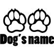 Vinilos Nombres - Vinilo el nombre del perro 1 - ambiance-sticker.com