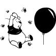Vinilos decorativos Animales - Vinilo Pooh, globo juerguista, paracaídas, abejas - ambiance-sticker.com