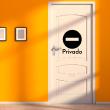 Vinilos para puertas - Vinilo de puerta Privado - ambiance-sticker.com
