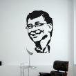 Vinilos decorativos de siluetas - Pegatina Retrato Bill Gates - ambiance-sticker.com