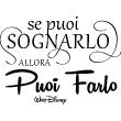 Vinilos con frases - Vinilo Puoi Farlo - Walt Disney - ambiance-sticker.com