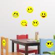 Vinilos infantiles de paredes - Vinilo Smileys pack 3 - ambiance-sticker.com