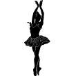Vinilos decorativos de siluetas - Silueta de una bailarina - ambiance-sticker.com
